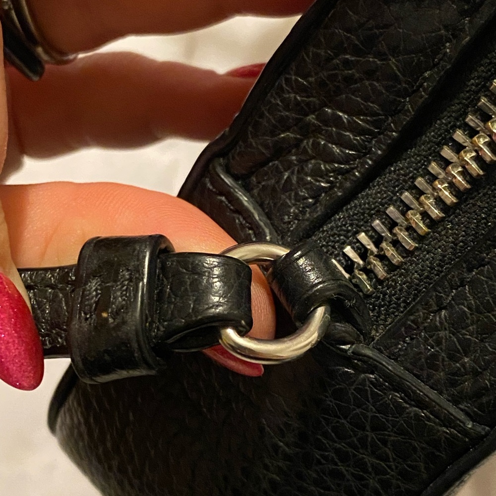 Coach Crossbody Jaime Mini Camera Bag - Black Leather size: 8 x 5.5 x 2.5 - Picture 7 of 12